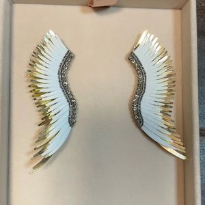 Earrings angel wings by Mignonne Gavigan